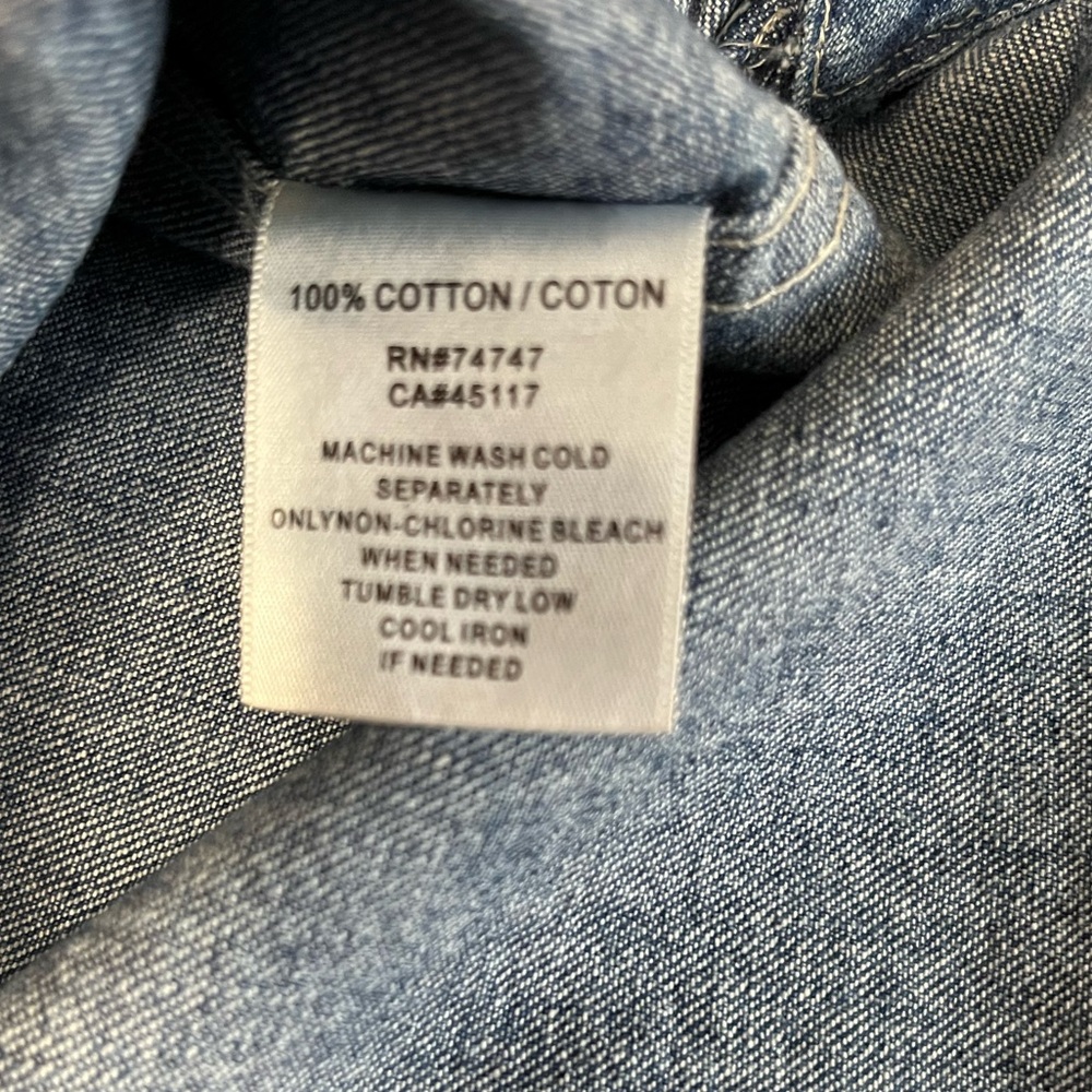RedHead 100% Cotton Denim Button Up Shirt - Picture 6 of 6